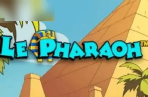 Baner tytułowy Le Pharaoh z piramidami i palmami